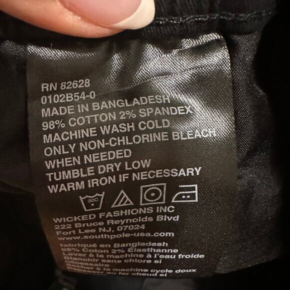 SOUTHPOLE Men's Stretch Twill Casual Jogger Pants Size 5XB In Black - Picture 11 of 12